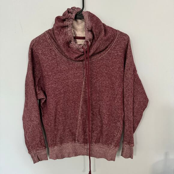 Ruff Hewn Relax Heathered Dark Red Pullover Sweatshirt Size Small - Picture 1 of 8